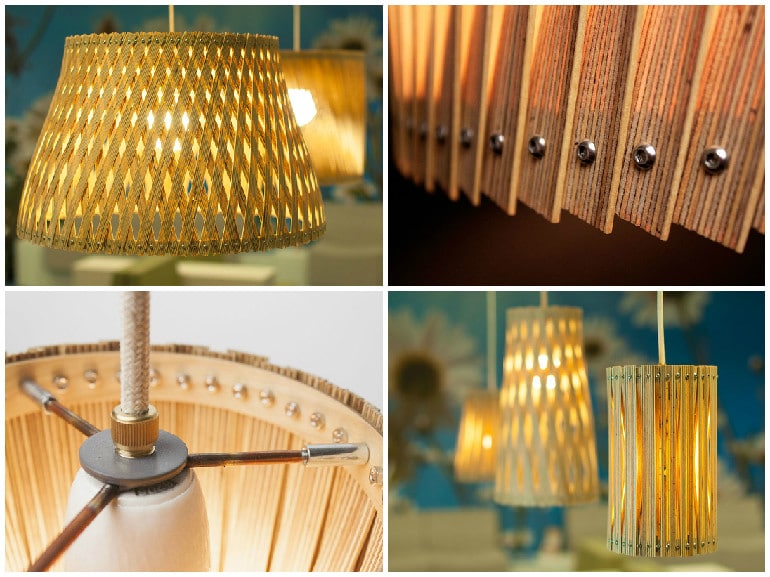 Plywood Pendant Lighting • iD Lights