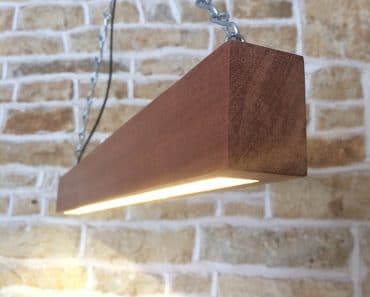 Modern Wood LED Beam