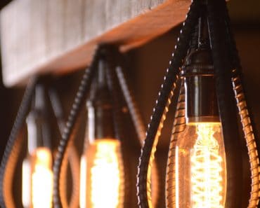 Industrial Barn Wood Light Fixture