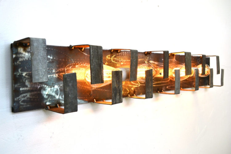 Wine Barrel Ring Wall Mounted Sconce • iD Lights