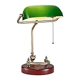 NUSRAN Green Bankers Desk lamp for Home Office Vintage Desk Retro lamp Workplace Lighting Piano...