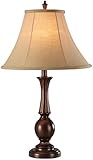 Home Source Industries LMP12577 Modern Table Lamp with Linen Colored Fabric Shade, 24-Inch Height,...