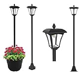 1pc 65' Street Vintage Outdoor Garden LEDs Bulb Solar Lamp Post Light Lawn - Adjustable (Pot not...