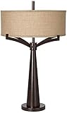 Franklin Iron Works Tremont Rustic Farmhouse Table Lamp 31 1/2' Tall Allegheny Bronze Brown Iron...