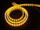 CBConcept UL Listed, 3.3 Feet, 360 Lumen, Yellow, Dimmable, 110-120V AC Flexible Flat LED Strip Rope...