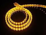 CBConcept UL Listed, 3.3 Feet, 360 Lumen, Yellow, Dimmable, 110-120V AC Flexible Flat LED Strip Rope...