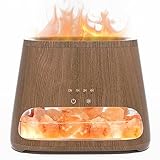 SALKING 2-in-1 Himalayan Salt Lamp Diffuser, Cool Mist Humidifier, Aromatherapy & Himalayan Salt...
