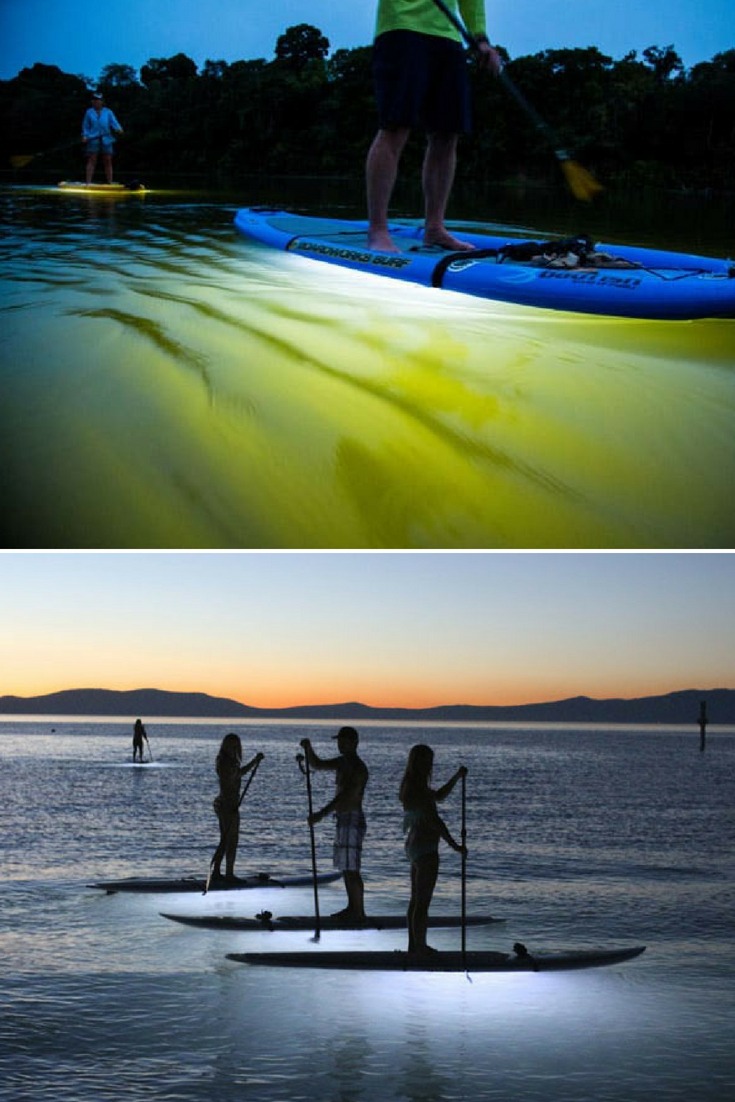 Leds on Paddle boards Outdoor Lighting