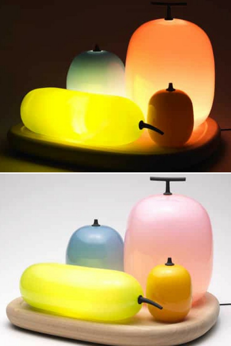 Luminous Fruit Table Lamps iD Lights