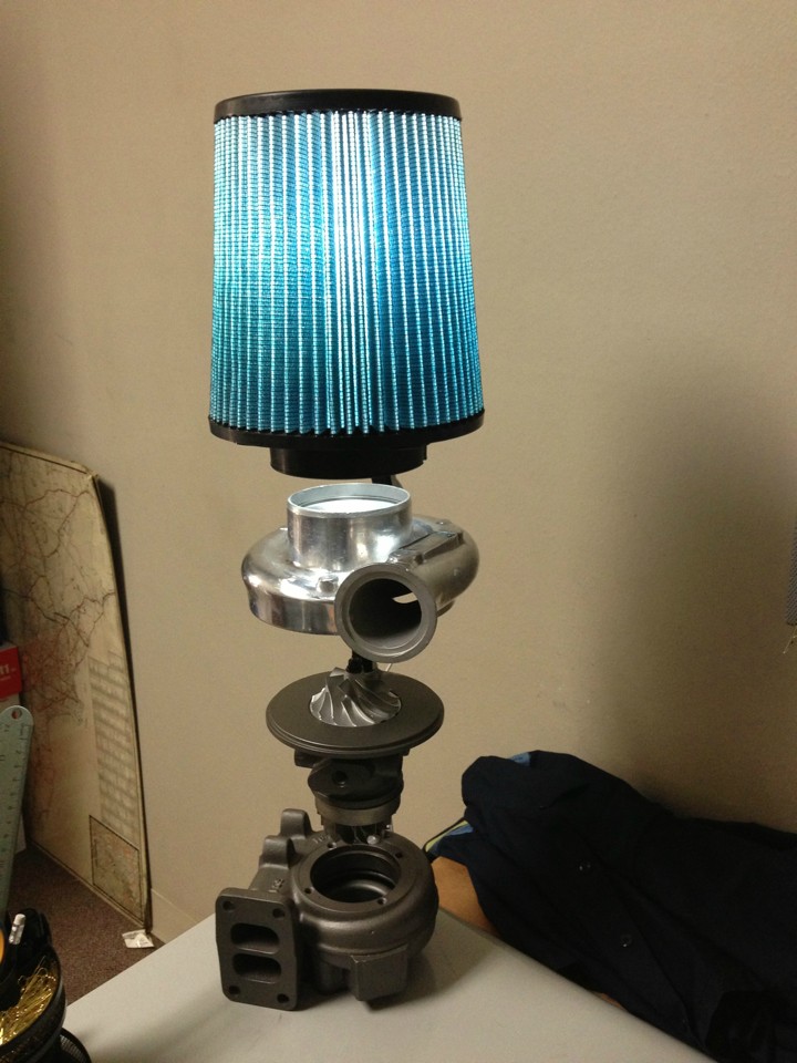 Turbocharger Industrial Table Lamp iD Lights