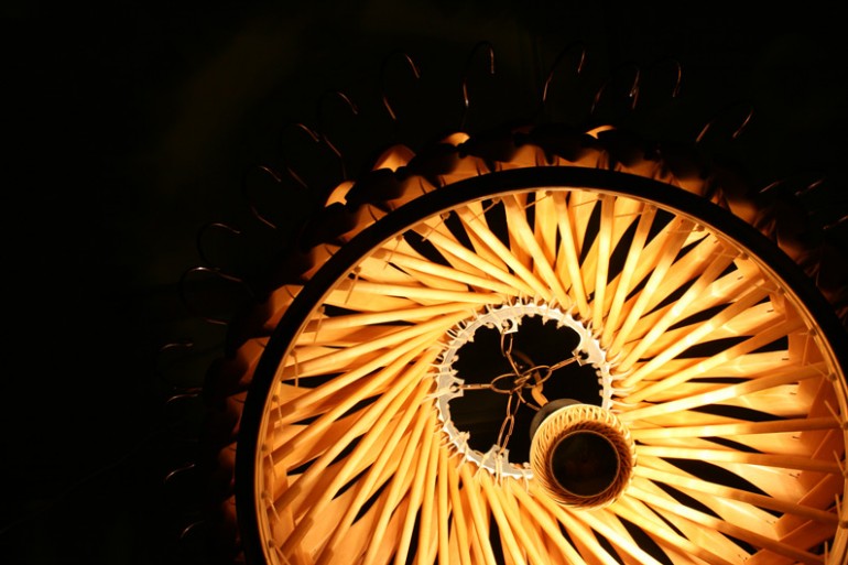 Wood Hangers Chandelier iD Lights