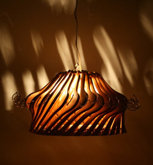 Wood Hangers Lamp