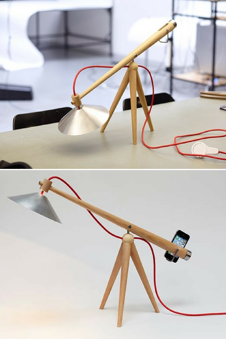 Balance Wood Desk Lamp