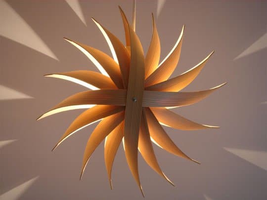 Organic Wood Lamp