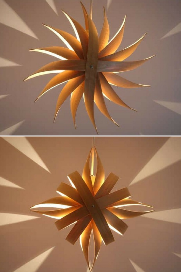 Organic Wood Pendant Lighting