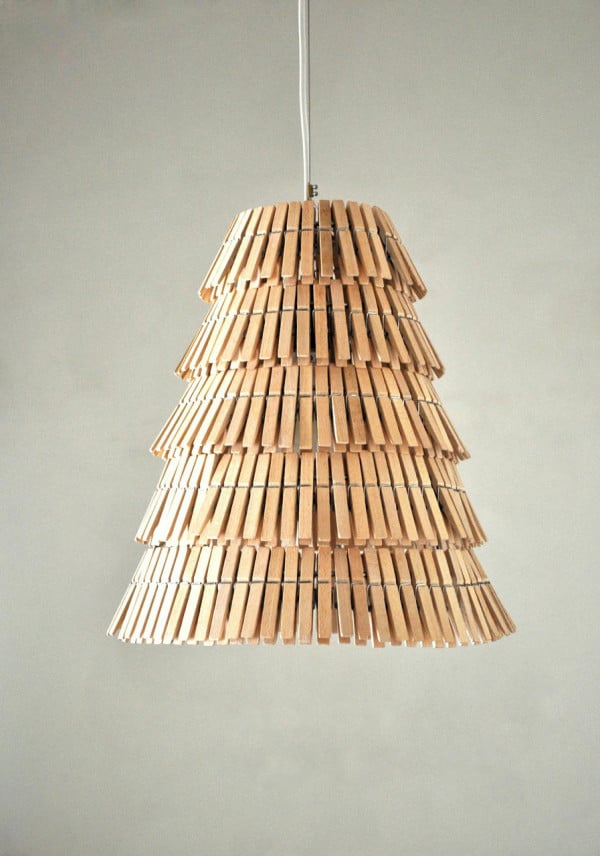 Clothespins Lamps