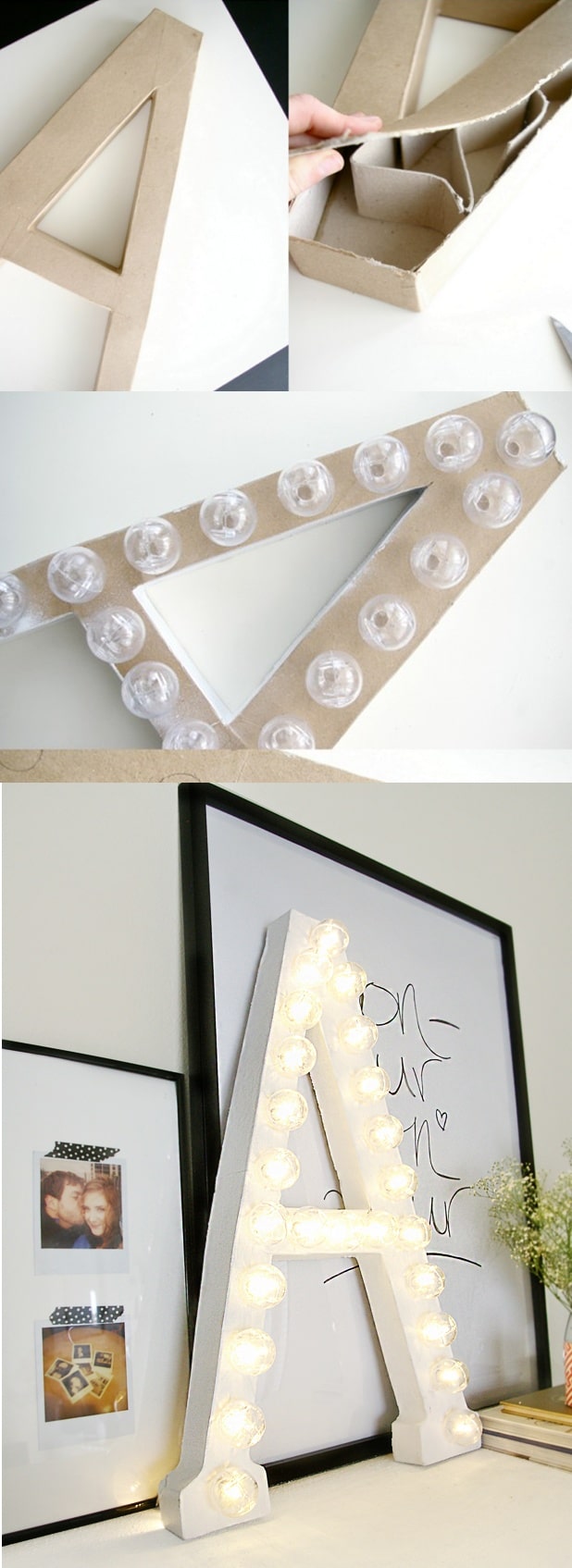 DIY Marquee Letters