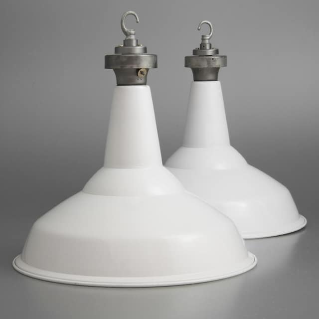 Vintage British Factory Lighting