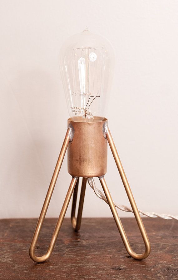 Rocket Industrial Table Lamp with Edison Bulb 9 - Table Lamps - iD Lights Rocket Lamp with Edison Bulb