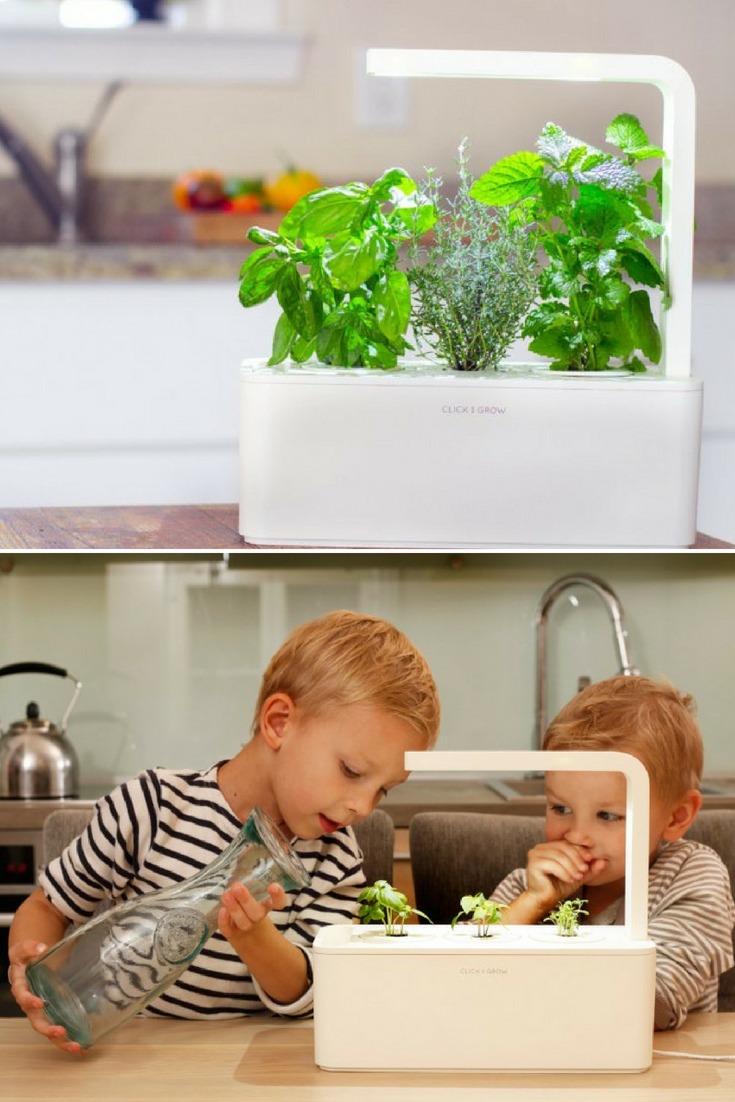 Smart Herb Garden Kitchen Table Lamp