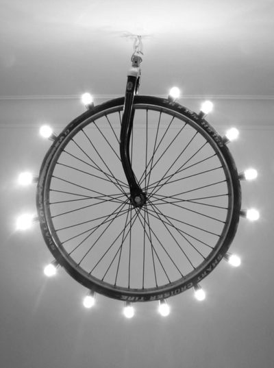 big bike wheel