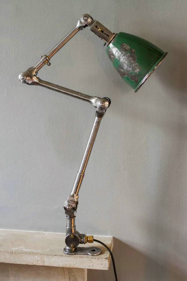 Green Anglepoise Desk Lamp 31 - steampunk - iD Lights Green anglepoise lamp