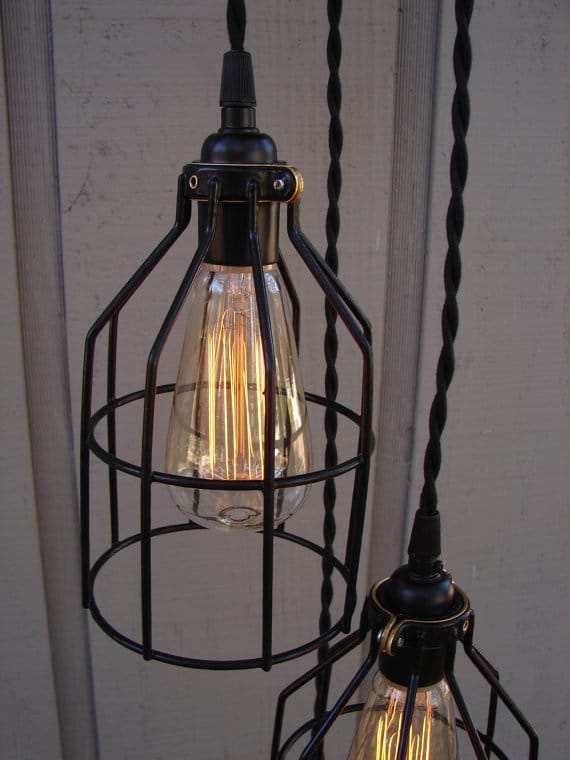 Vintage Farmhouse Pulley Light