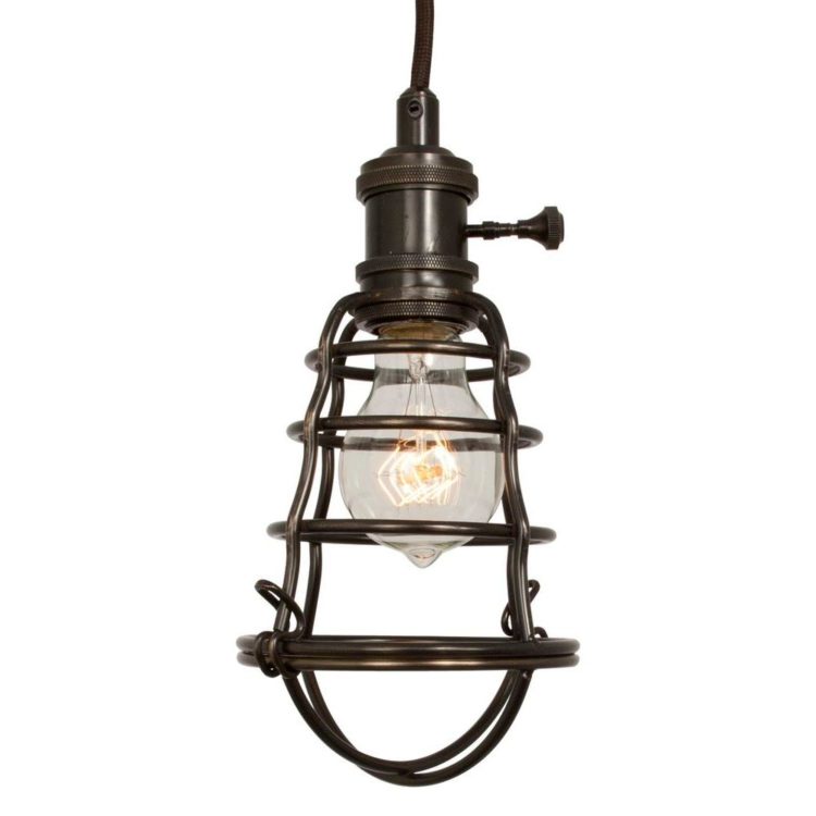 Aged Bronze Cage Lights