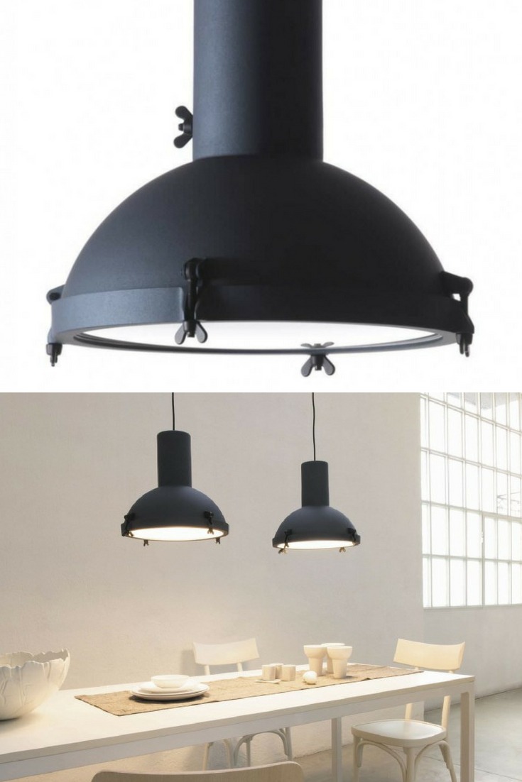 Matt Black Projecteur Modern Pendant Lighting 16 - Pendant Lighting - iD Lights Matt Black Projecteur Modern Pendant Lighting