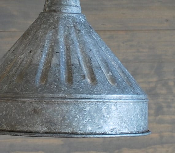 Galvanized Vintage Farm Funnel