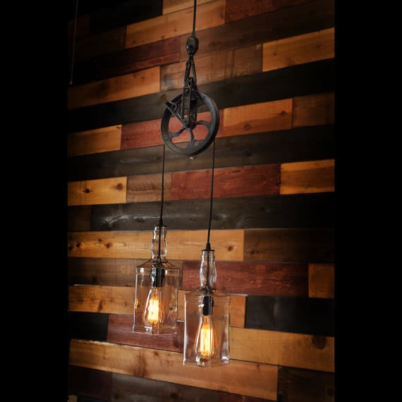 Farm Pulley Lamp