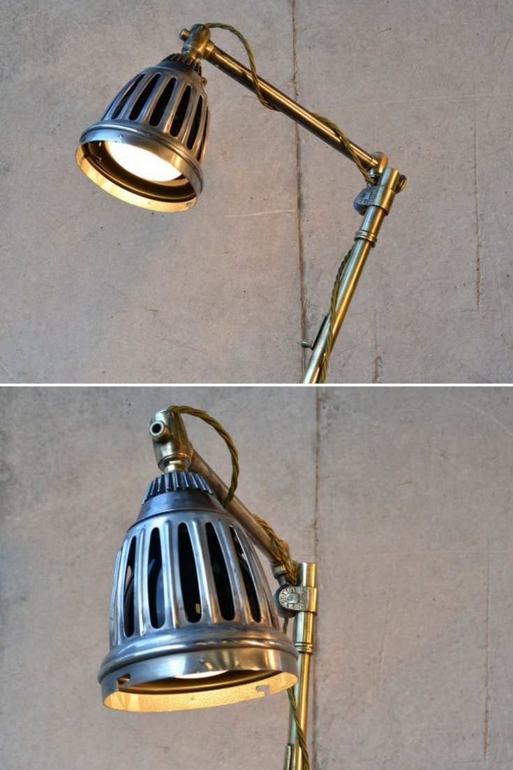 Little Steampunk Rustic Vintage Lamp