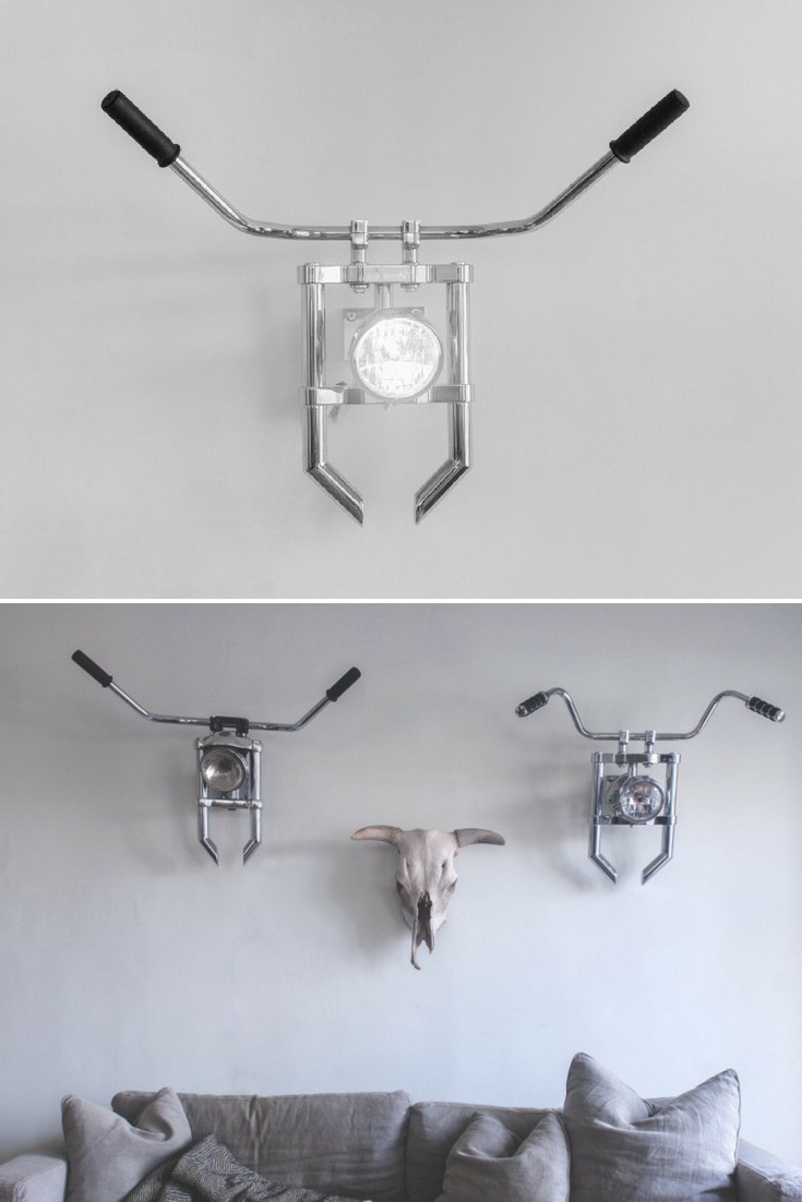 The Toro Motor-Head Industrial Wall Sconces