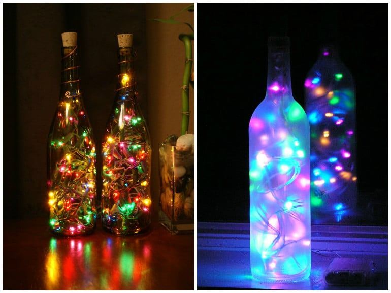 DIY Bottle Lamp Make a Table Lamp with Recycled Bottles • iD Lights