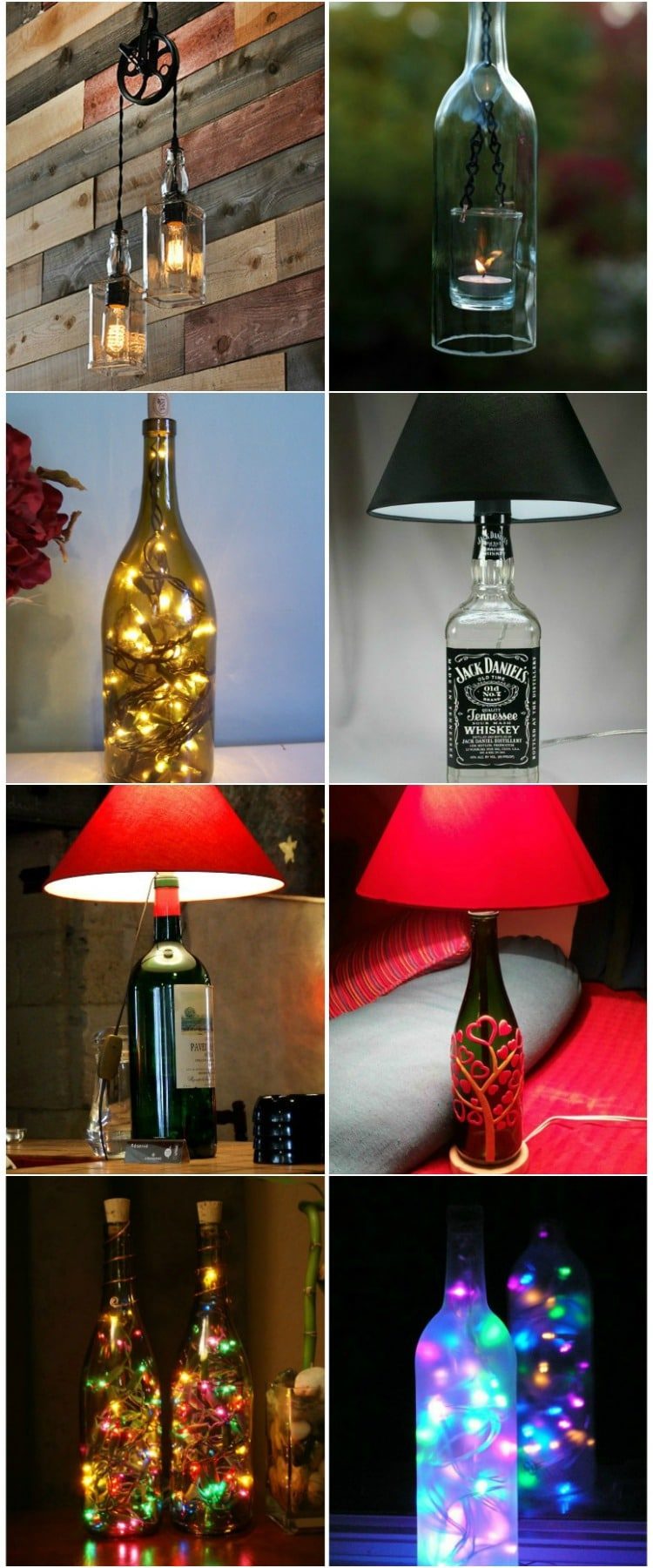 DIY Bottle Lamp: Make a Table Lamp with Recycled Bottles