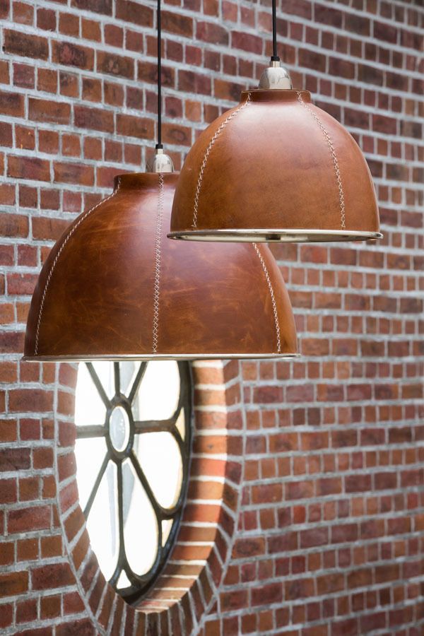 Classy Leather Hanging Lamp