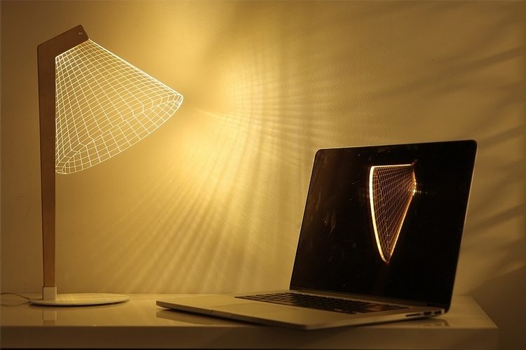Bulbing 3d Classic Cool Optical Illusion Desk Lamps Id Lights