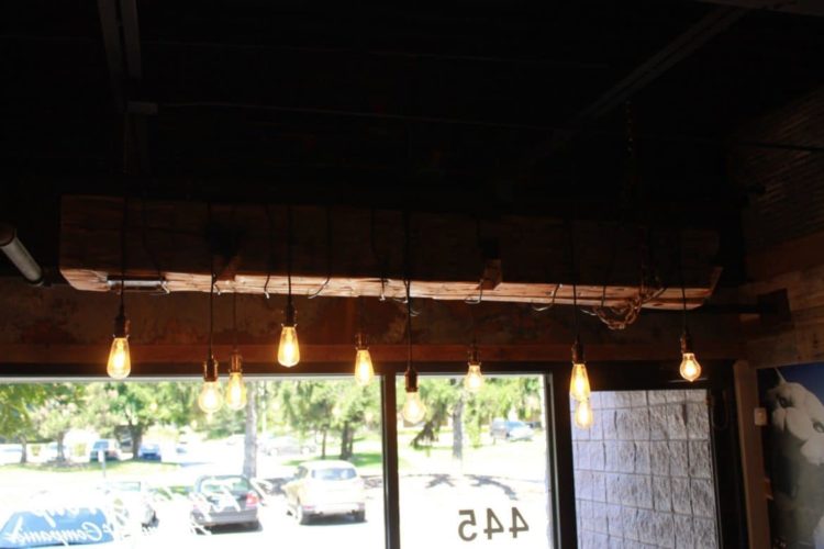 Barn Wood Beam Light Fixture