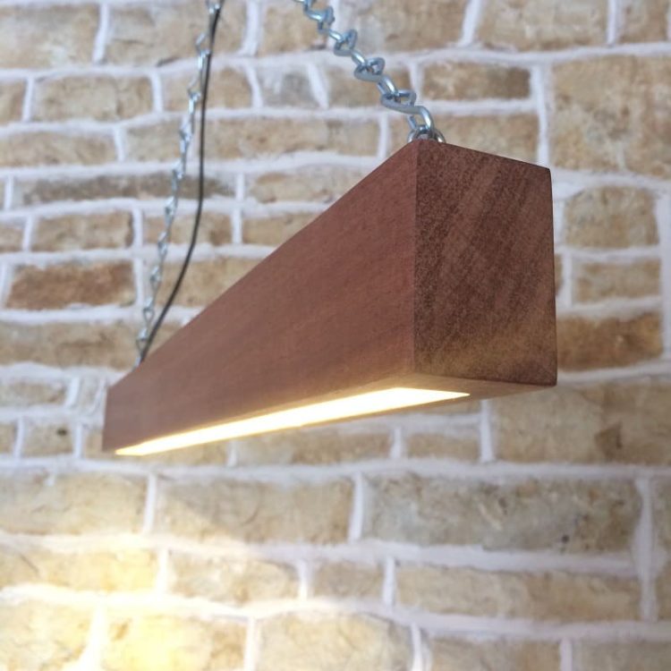 Modern Wood LED Beam