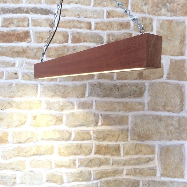 Modern Wood LED Beam