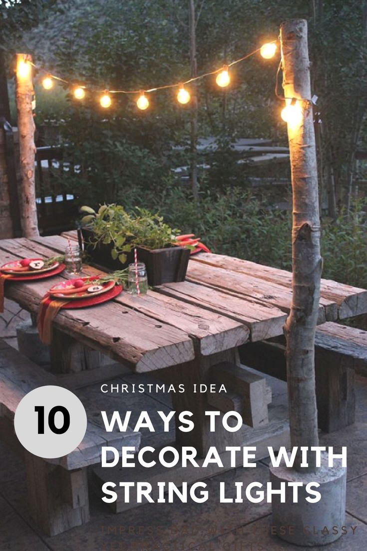 10 Ways to Decorate with String Lights