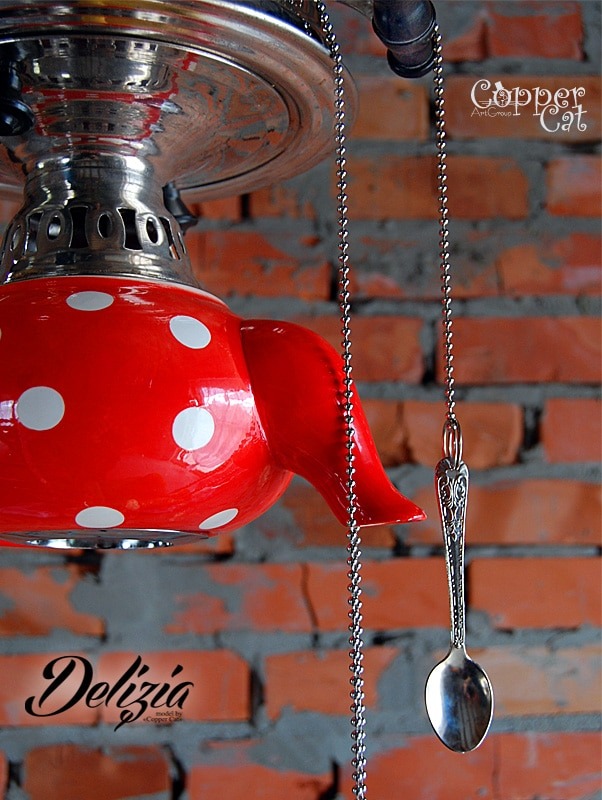 60-ies Teapot Chandelier "Delizia"