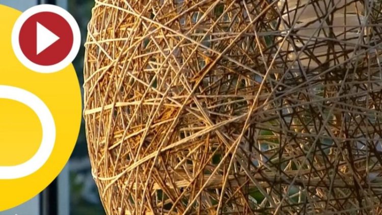 DIY Yarn Chandelier Pendant Lighting Video Tutorial 34 - diylighting - iD Lights DIY Yarn Lamp, Best Video Tutorial