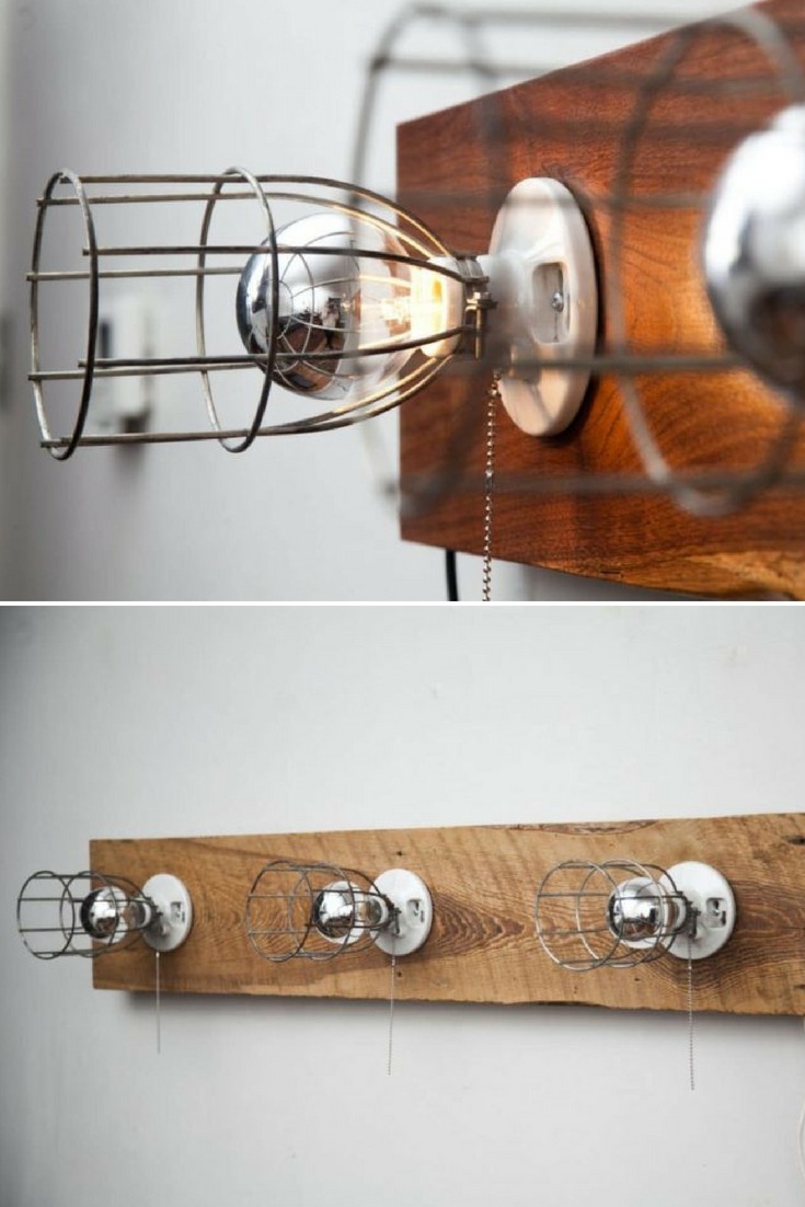 Light Sonce in Walnut Wall Sconce