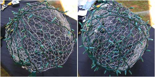 Outdoor Lighting: How to Make Christmas Nice Light Balls