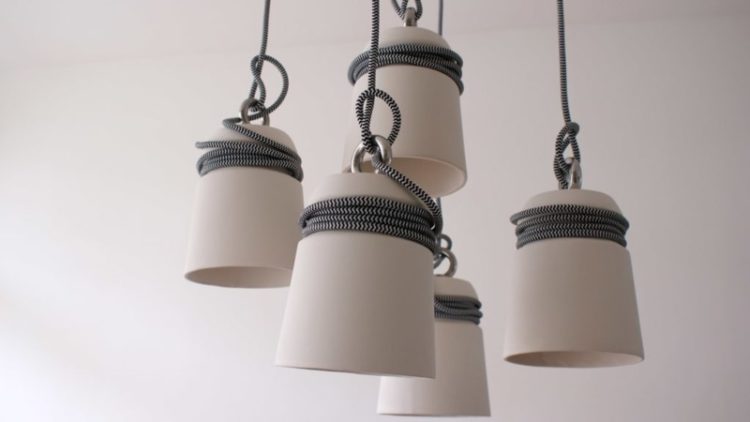 Ceramic and Steel Cable Lights