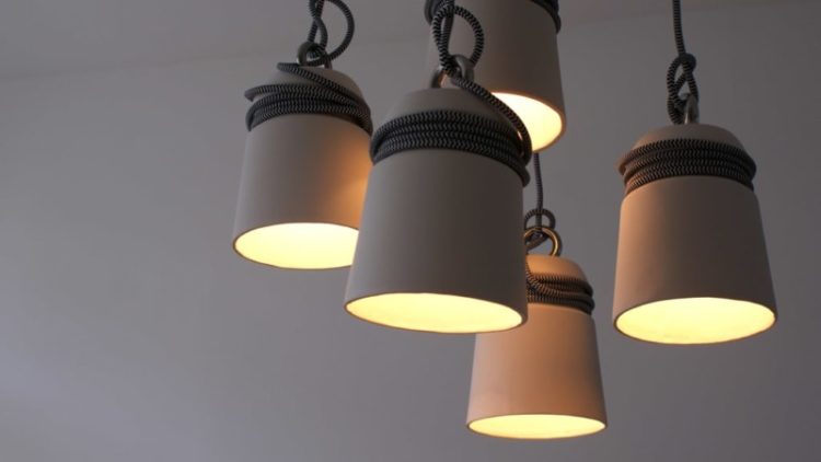 Ceramic and Steel Cable Lights