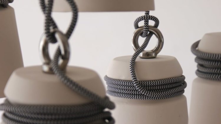 Ceramic and Steel Cable Lights