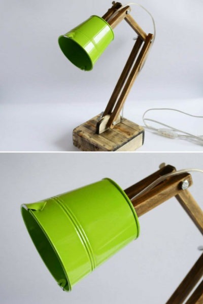 Cute Wooden Reading Desk Lamp