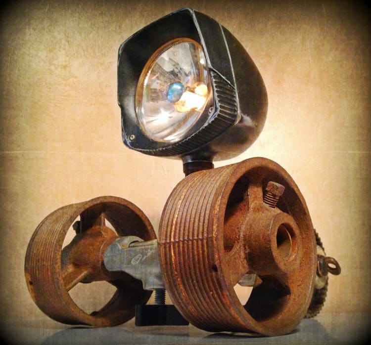 Look at this cute Steampunk Desk lamp